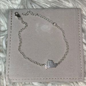 Custom “Allie” Name Anklet